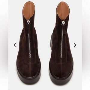 Steve Madden Dark Brown Suede Ankle Boots